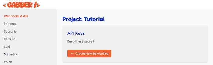 Create API Key